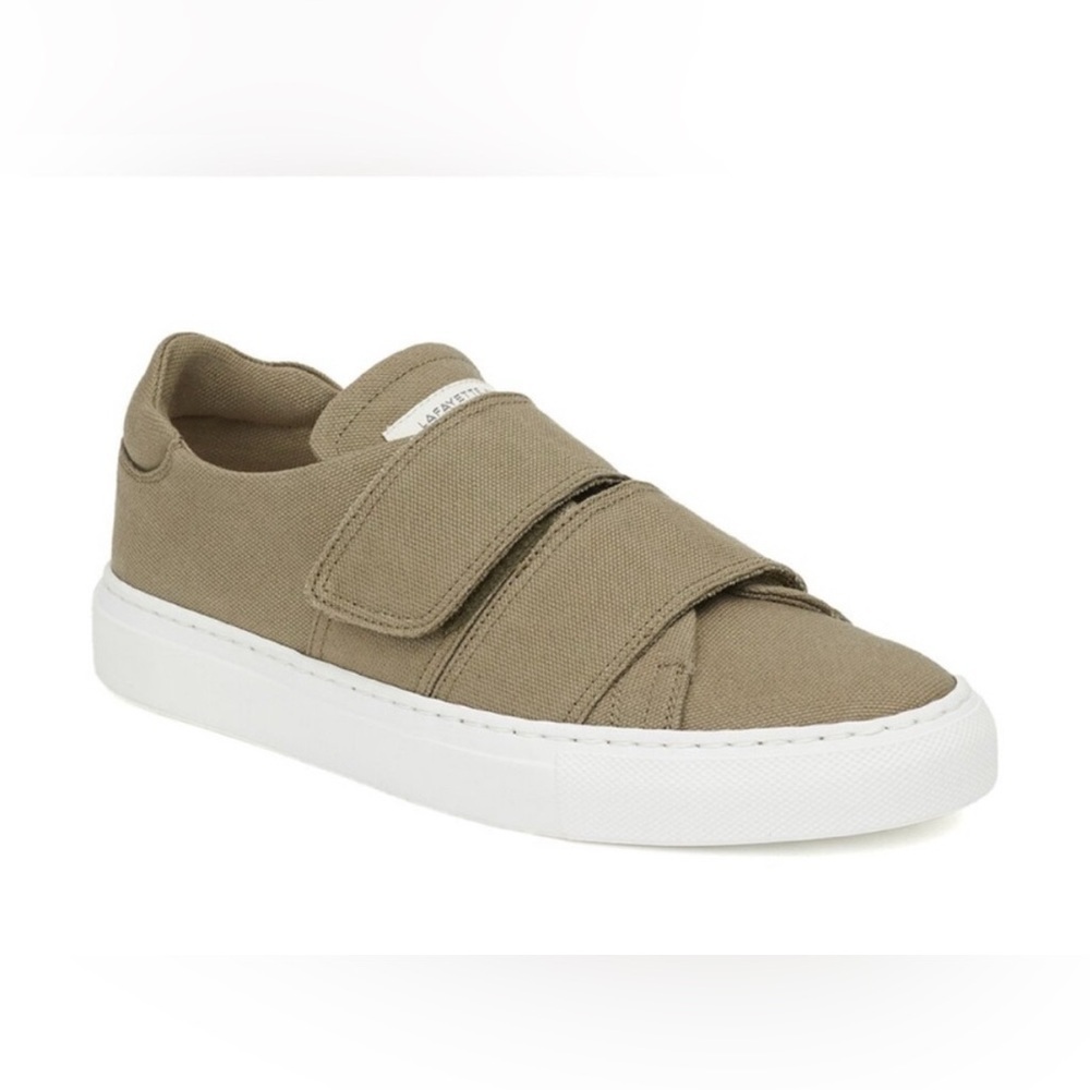 LAFAYETTE 148 NEW YORK TAN BUCKLE SNEAKERS SIZE 40 US 9.5 MADE IN ITALY
